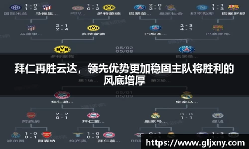 拜仁再胜云达，领先优势更加稳固主队将胜利的风底增厚